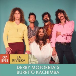 Derby Motoreta’s Burrito Kachimba (Inverfest): «Nuestros conciertos son incendiarios, y Madrid es uno de los sitios más fuertes»