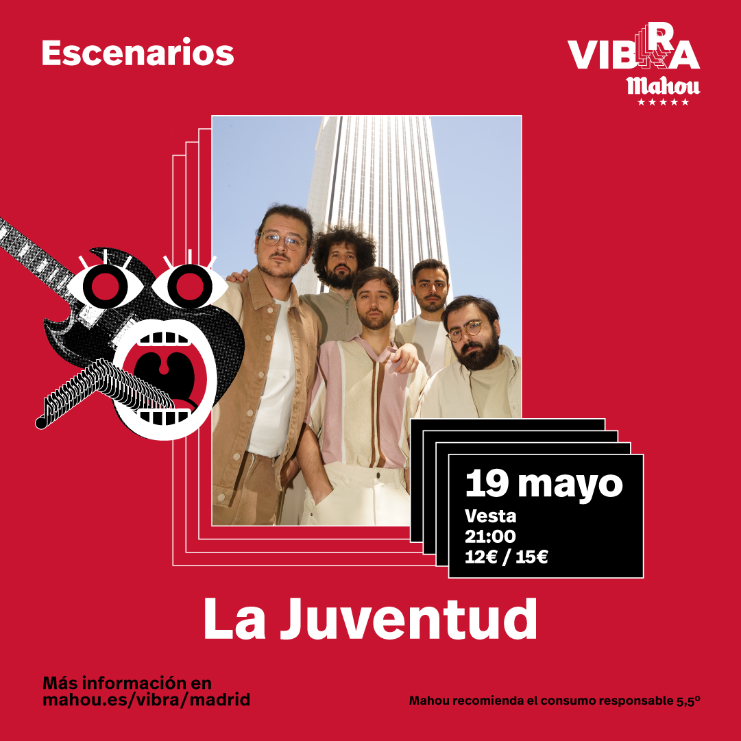 Despide el mes de mayo con música en vivo y la cerveza por excelencia de Madrid con Escenarios Vibra Mahou