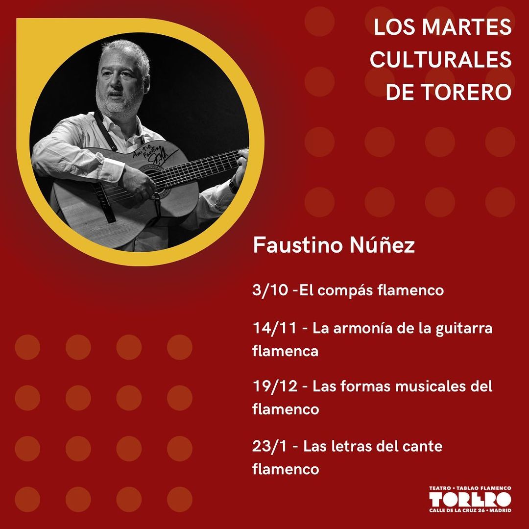El conocimiento flamenco al alcance de todos con Faustino Núñez en los Martes Culturales de Torero