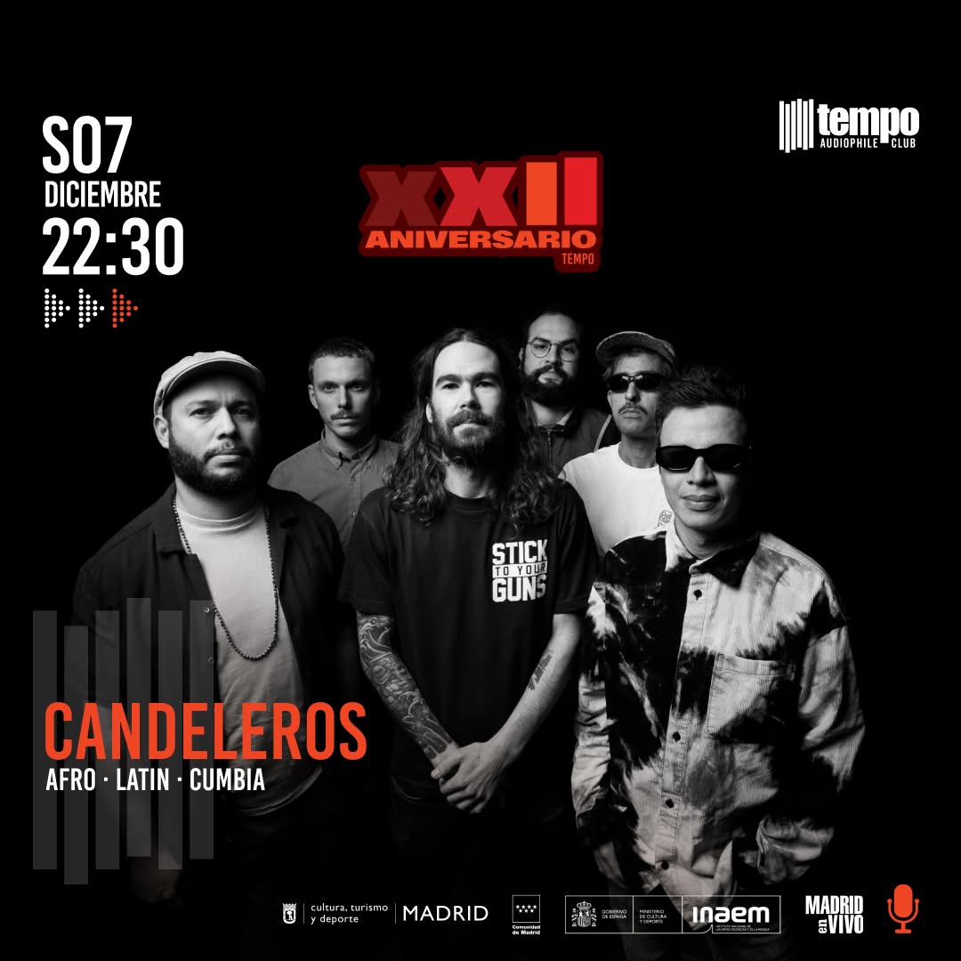 Tempo Audiophile Club celebra su 22 aniversario con Slide, The Donelles y Candeleros