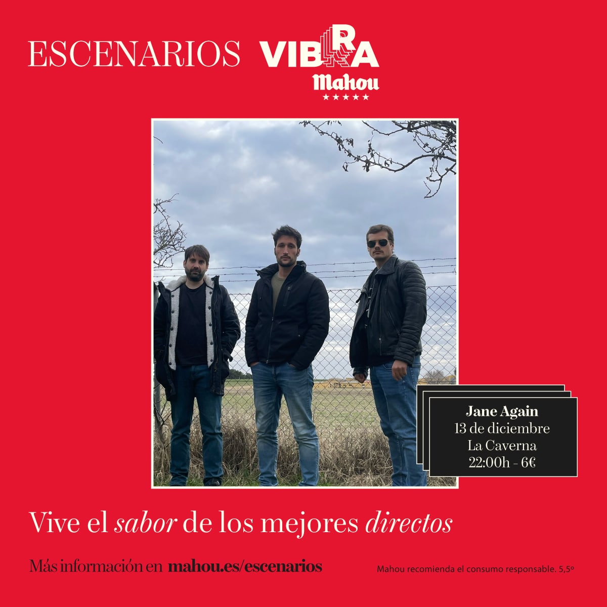 Escenarios Vibra Mahou encara el final del año con conciertos en las salas de Madrid en Vivo