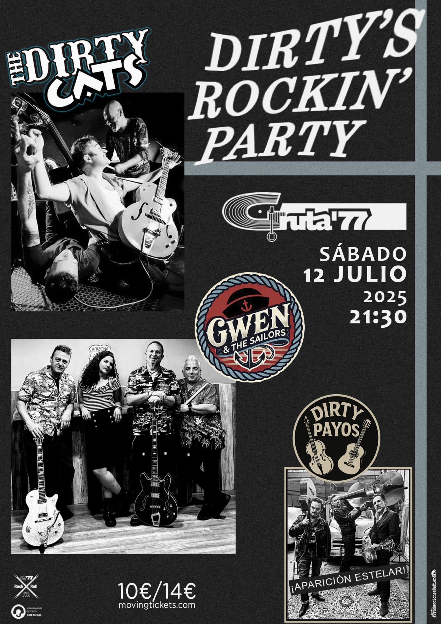 FESTIVAL DE TRIBUTOS “AMERICAN ROCK PUNK”: NIRVANA (NEVERMINDERS), GREEN DAY (SUBURBIA) Y THE OFFSPRING (SMASH).