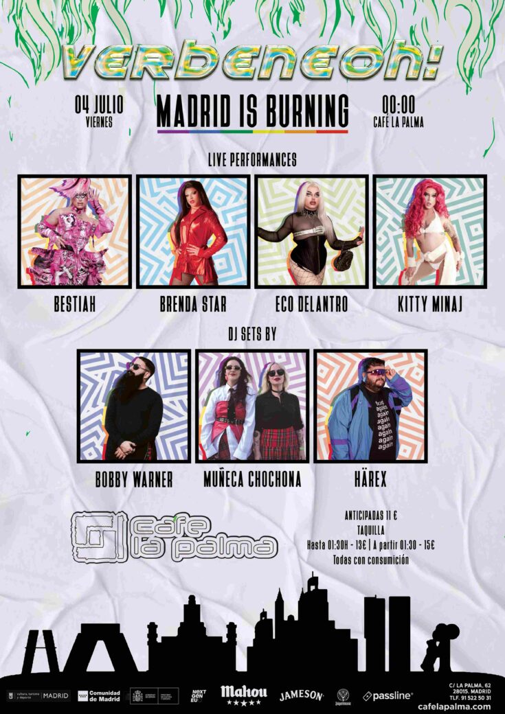 Las salas de Madrid en Vivo celebran el Orgullo con flamenco, cabaret, clubbing y una oferta incesante de conciertos